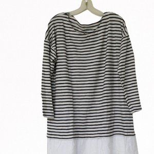 Soft Surroundings Left Bank Stripped Nautical dress